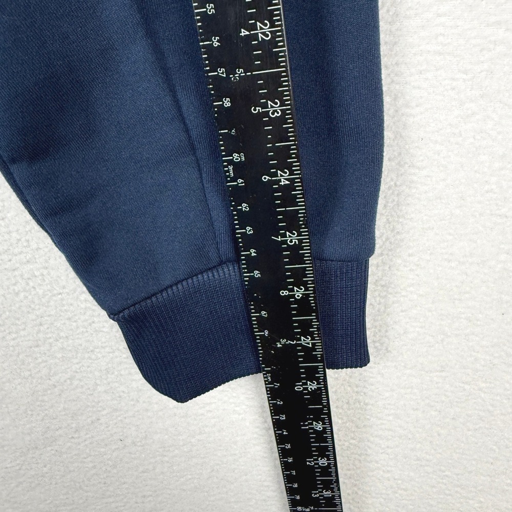 Adidas Basketball Club Hoodie Mens 2XL Navy Blue ClimaWarm Pullover EC6233 - Picture 8 of 13